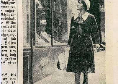 Grafik Projekt Hindenburgstraße Zeitungsauschnitt