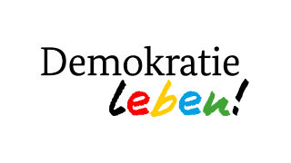 Grafik Demokratie leben! Logo